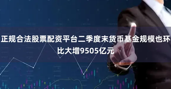 正规合法股票配资平台二季度末货币基金规模也环比大增9505亿元