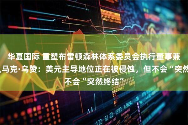 华夏国际 重塑布雷顿森林体系委员会执行董事兼创始人马克·乌赞：美元主导地位正在被侵蚀，但不会“突然终结”