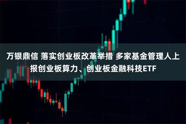 万银鼎信 落实创业板改革举措 多家基金管理人上报创业板算力、创业板金融科技ETF